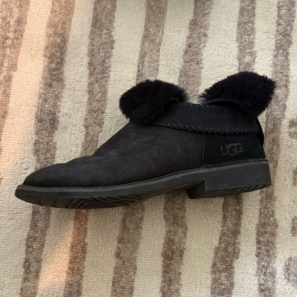 UGG Women's Zariyah Black Ankle Boots - Picture 2 of 7
